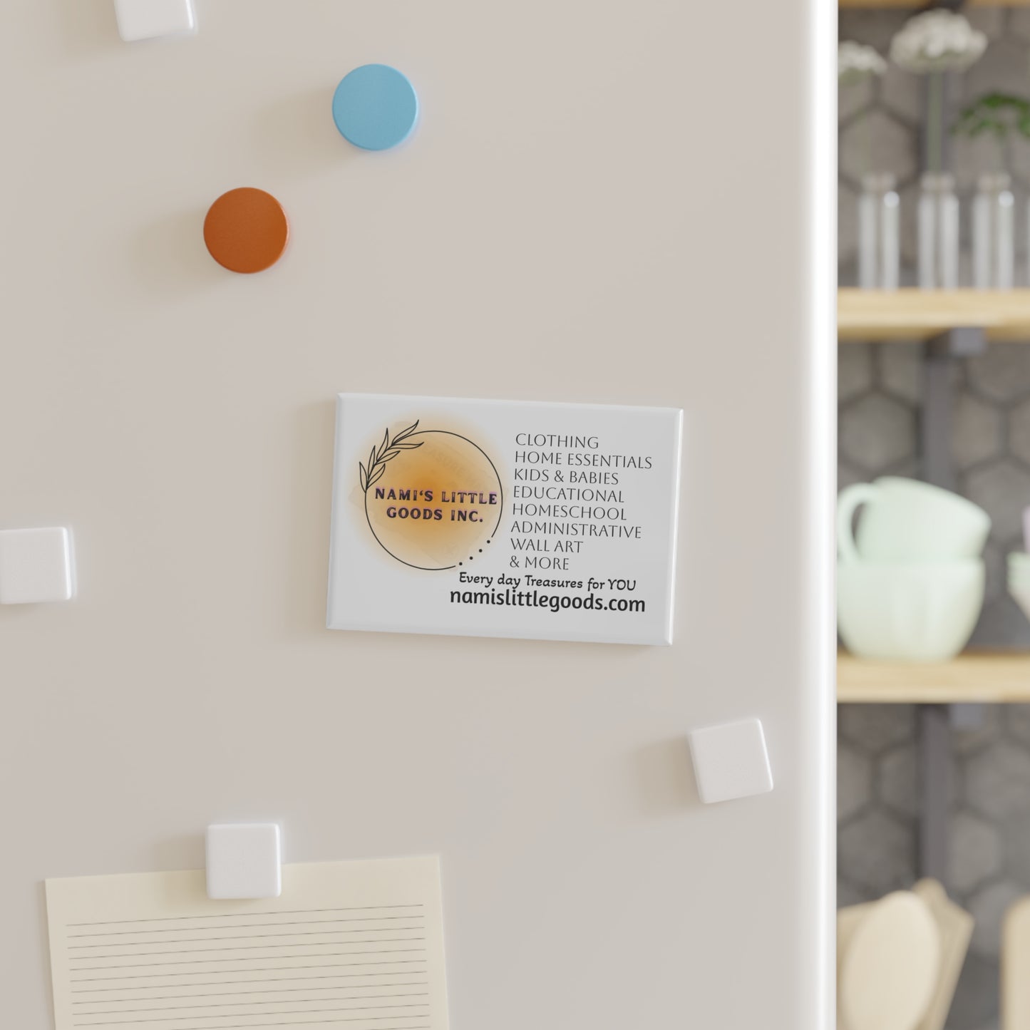 Button Magnet, Rectangle (1 & 10 pcs)