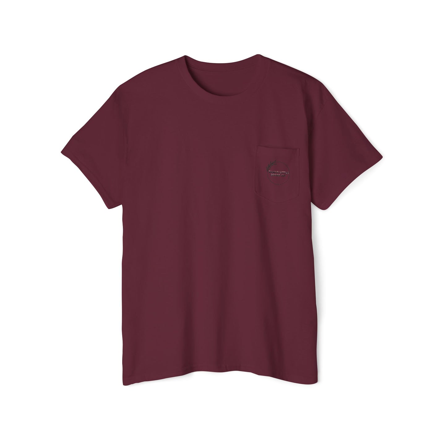 Progress Over Perfection Pocket Tee, Unisex Cotton Tee, Casual Daywear, Gift for Creatives, Motivational T-Shirt