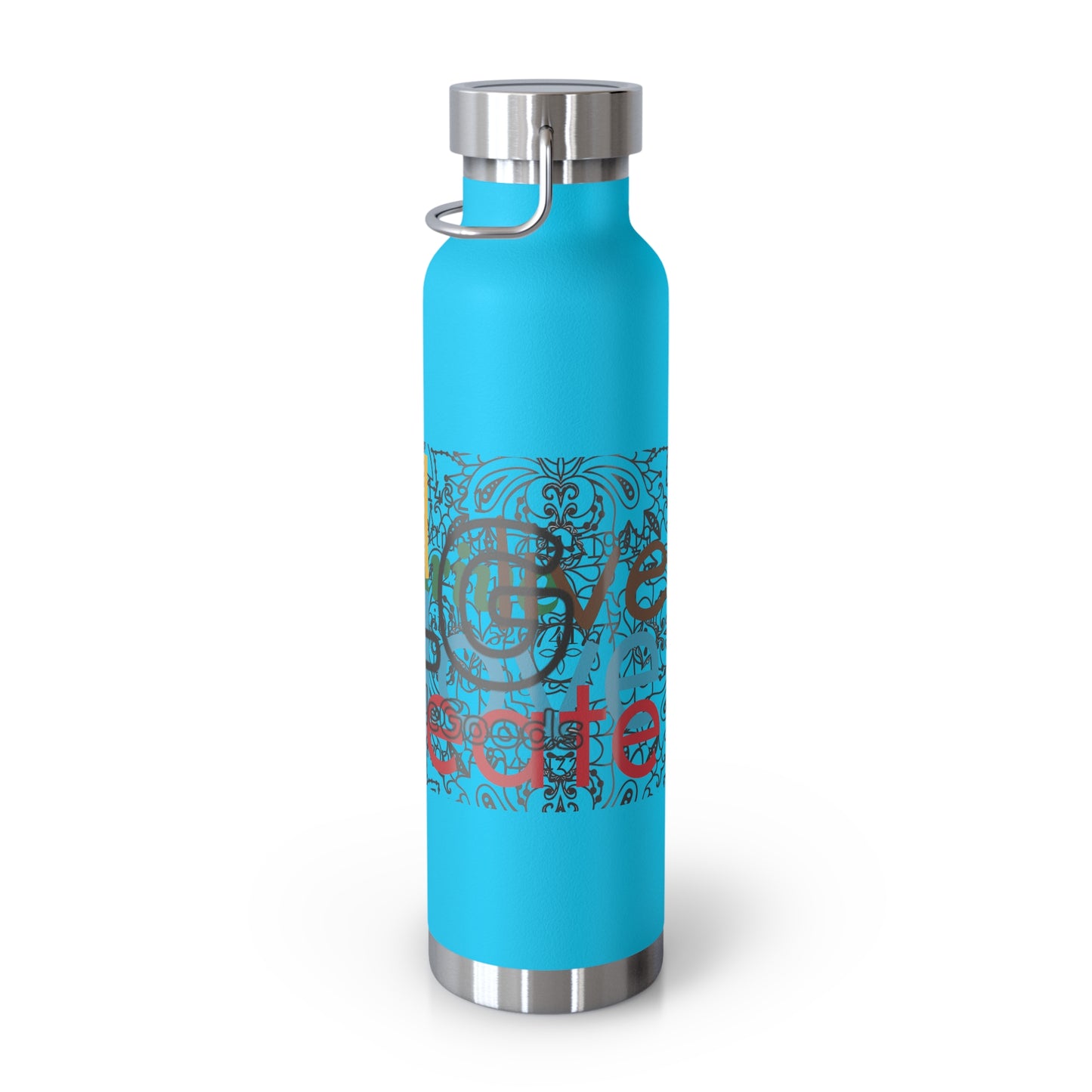 Colorful Insulated Water Bottle with Motivational Quotes, Travel Mug, Eco-Friendly, Gift for Fitness Enthusiasts, Hydration Companion