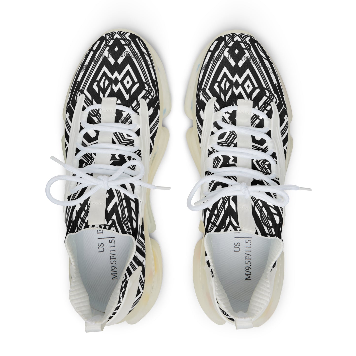 Stylish Mesh Sneakers for Men, Trendy Athletic Shoes, Casual Footwear, Unique Pattern Sneakers, Perfect for Gym and Everyday Wear