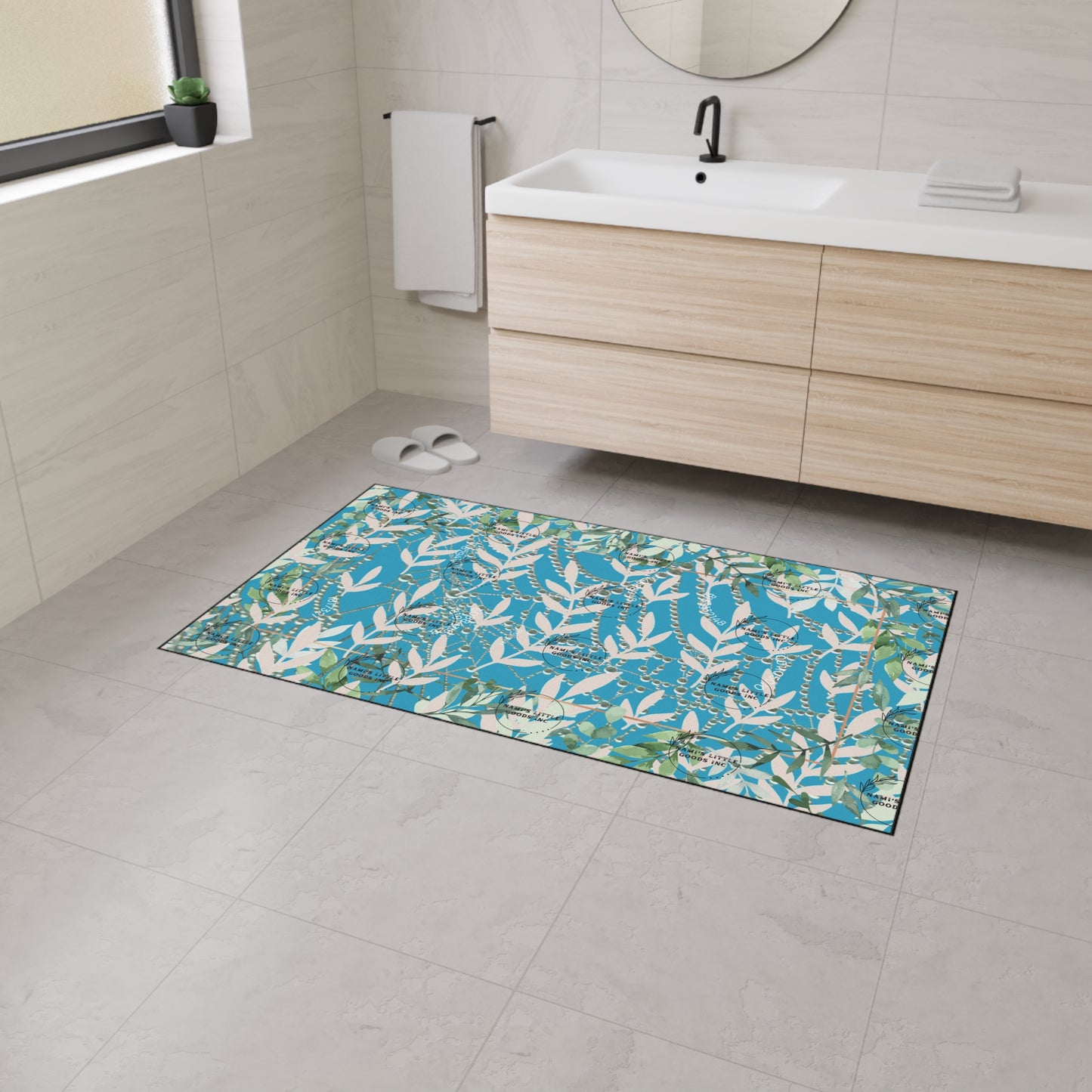 Stylish Heavy Duty Floor Mat for Home Decor, Indoor/Outdoor Rug, Kitchen Mat, Entryway Mat, Non-Slip Floor Mat