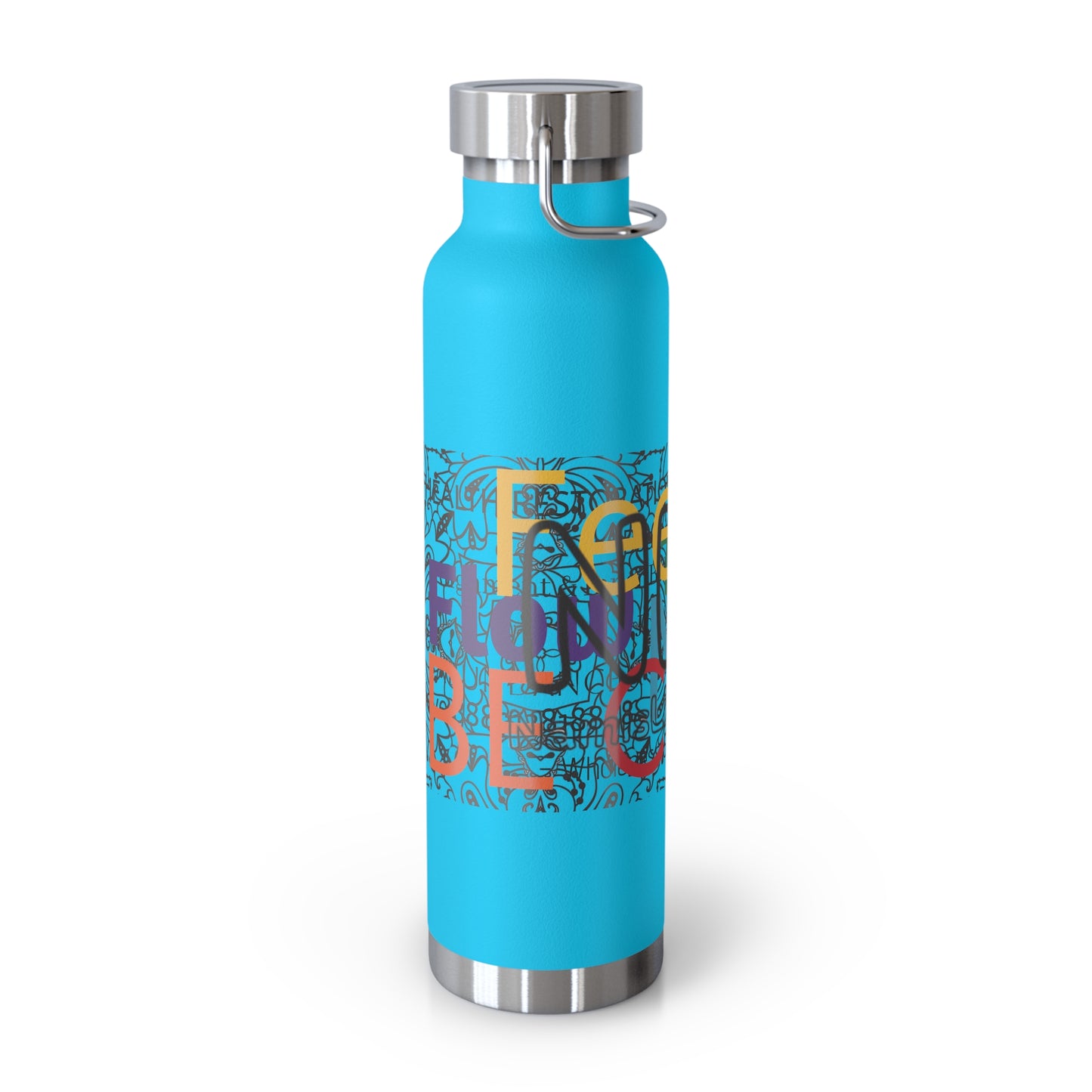Colorful Insulated Water Bottle with Motivational Quotes, Travel Mug, Eco-Friendly, Gift for Fitness Enthusiasts, Hydration Companion