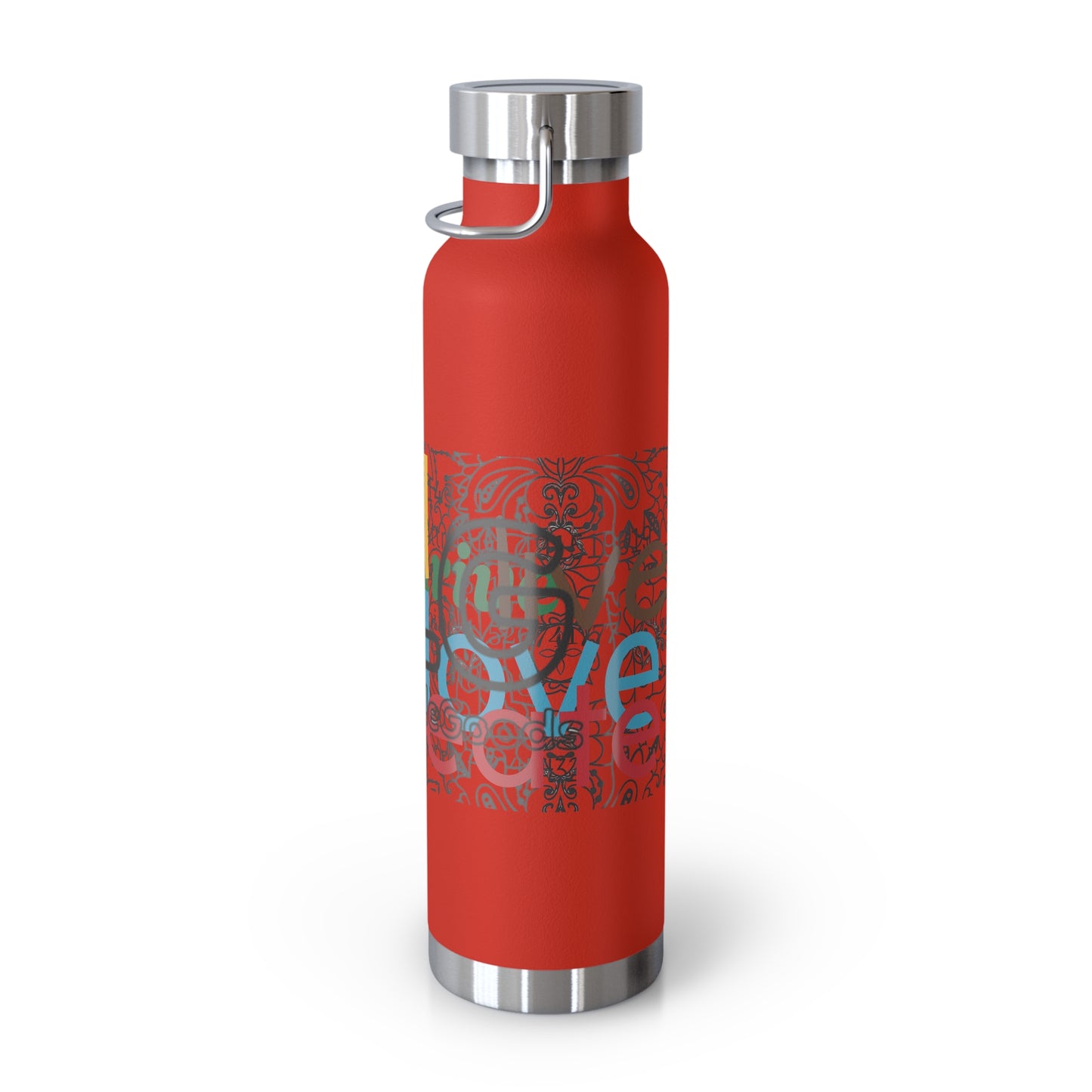 Colorful Insulated Water Bottle with Motivational Quotes, Travel Mug, Eco-Friendly, Gift for Fitness Enthusiasts, Hydration Companion