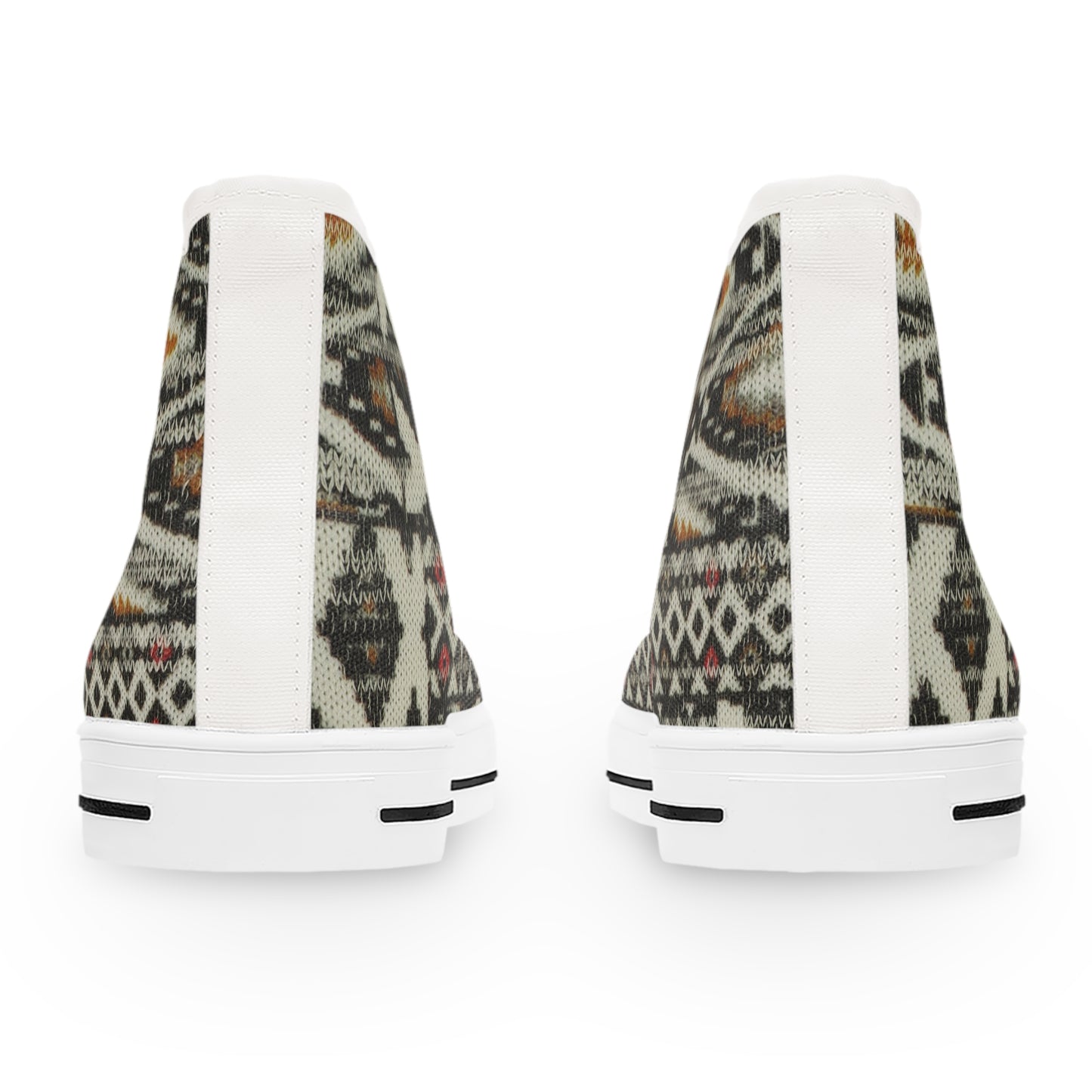 Bohemian Women's High Top Sneakers, Stylish Canvas Shoes, Trendy Footwear, Festival Ready Sneakers, Unique Fashion Sneakers, Gift for Her