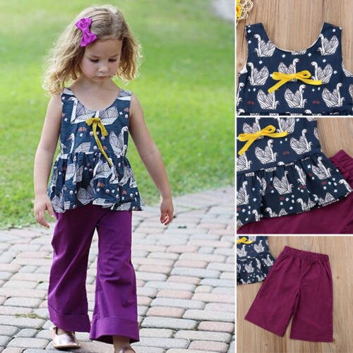 2018 Toddlers Animal Baby Girls Sleeveless
