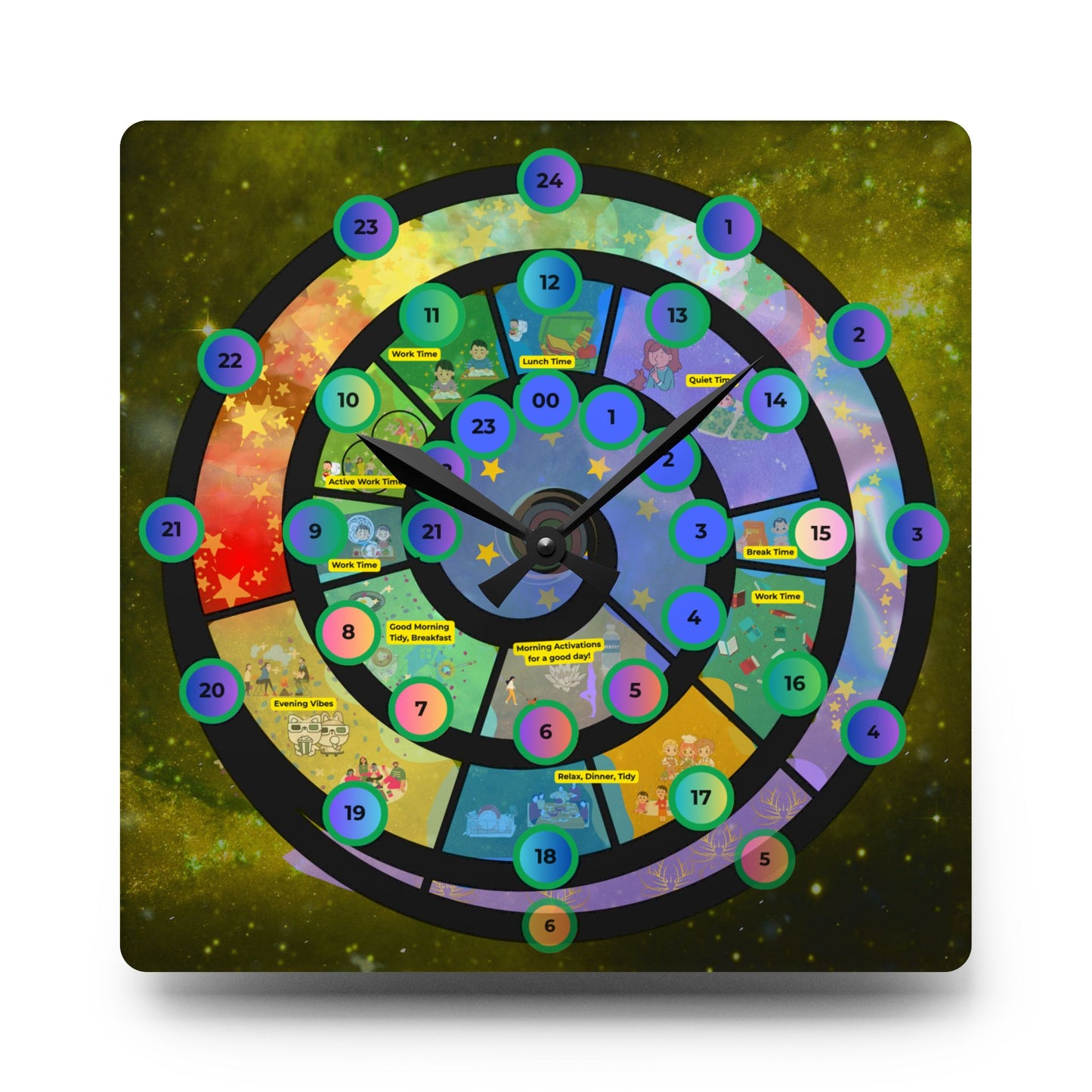 Fibonacci Day Clock