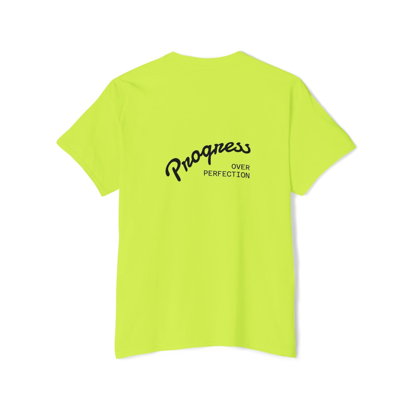 Progress Over Perfection Pocket Tee, Unisex Cotton Tee, Casual Daywear, Gift for Creatives, Motivational T-Shirt