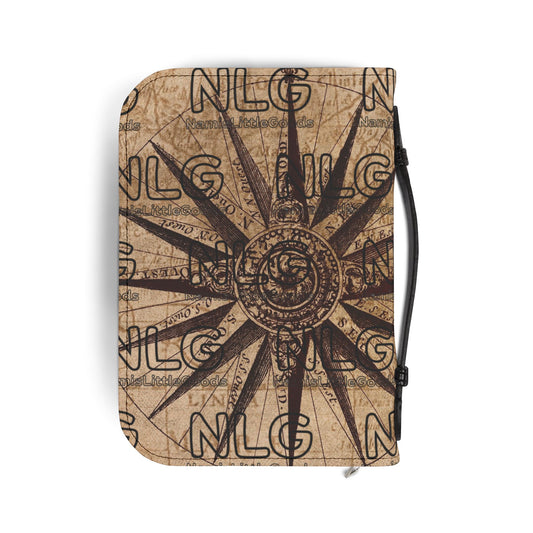 Rustic Bible Cover | Leather-Style Organizer for Faith & Travel | Great Gift for Church, Baptism, Christmas, or Personal Use