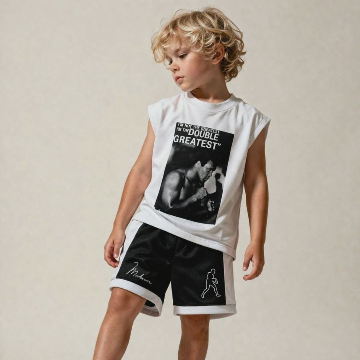 The Greatest Boxer Boys Short Set