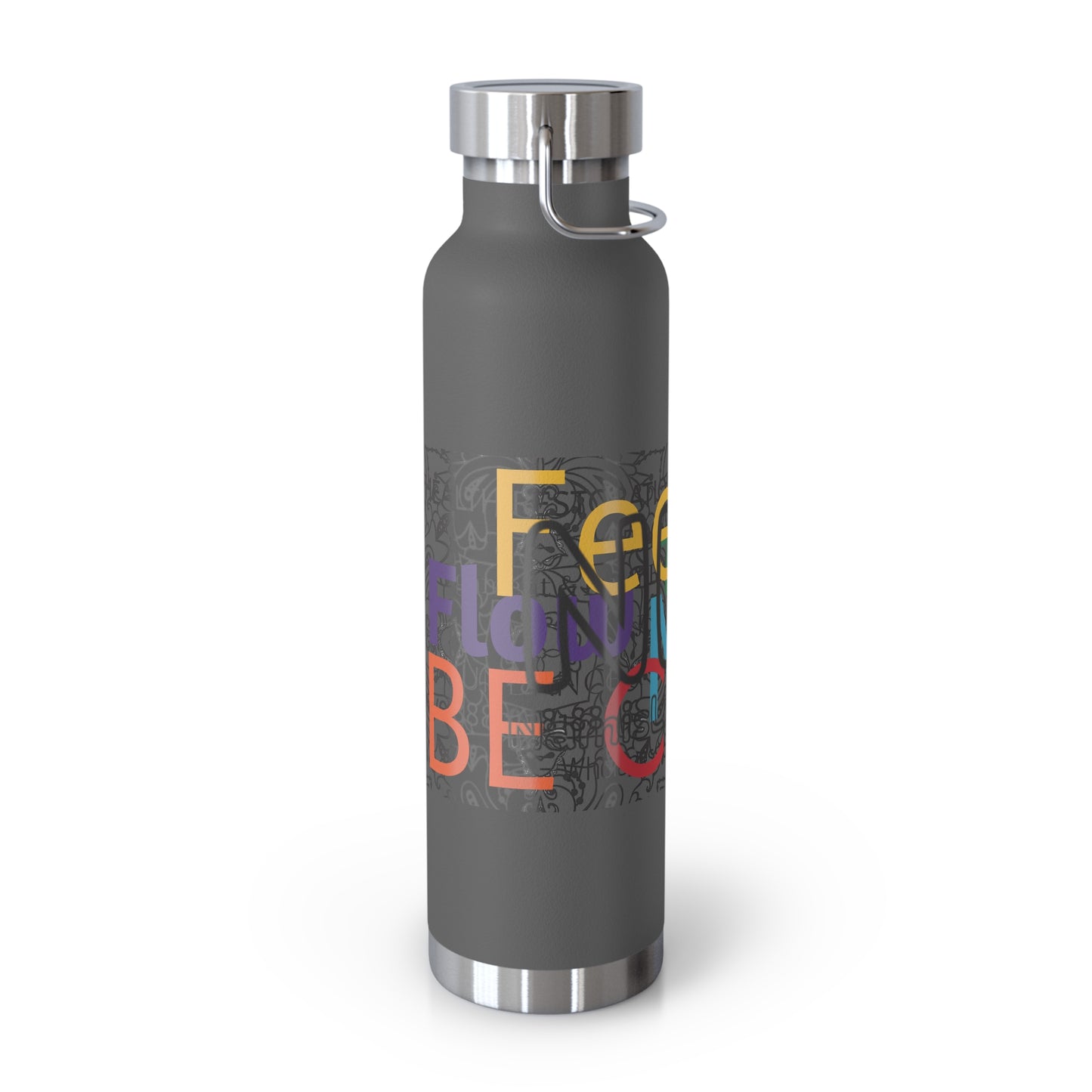 Colorful Insulated Water Bottle with Motivational Quotes, Travel Mug, Eco-Friendly, Gift for Fitness Enthusiasts, Hydration Companion