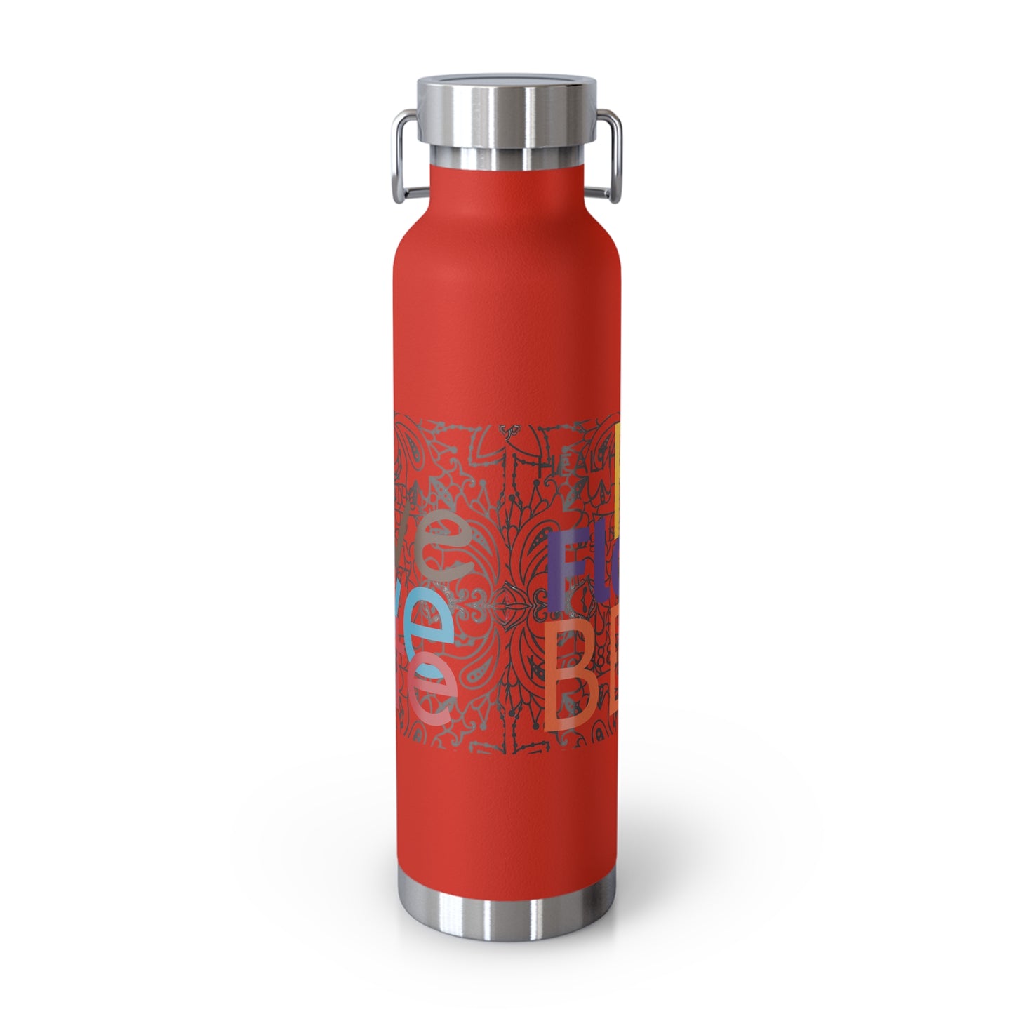 Colorful Insulated Water Bottle with Motivational Quotes, Travel Mug, Eco-Friendly, Gift for Fitness Enthusiasts, Hydration Companion