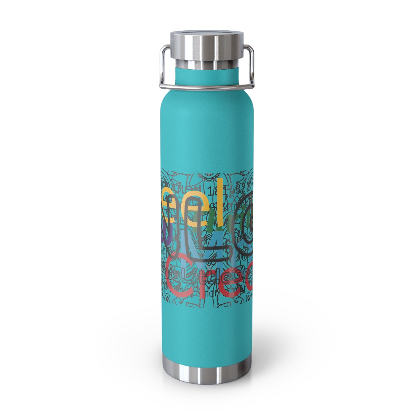 Colorful Insulated Water Bottle with Motivational Quotes, Travel Mug, Eco-Friendly, Gift for Fitness Enthusiasts, Hydration Companion