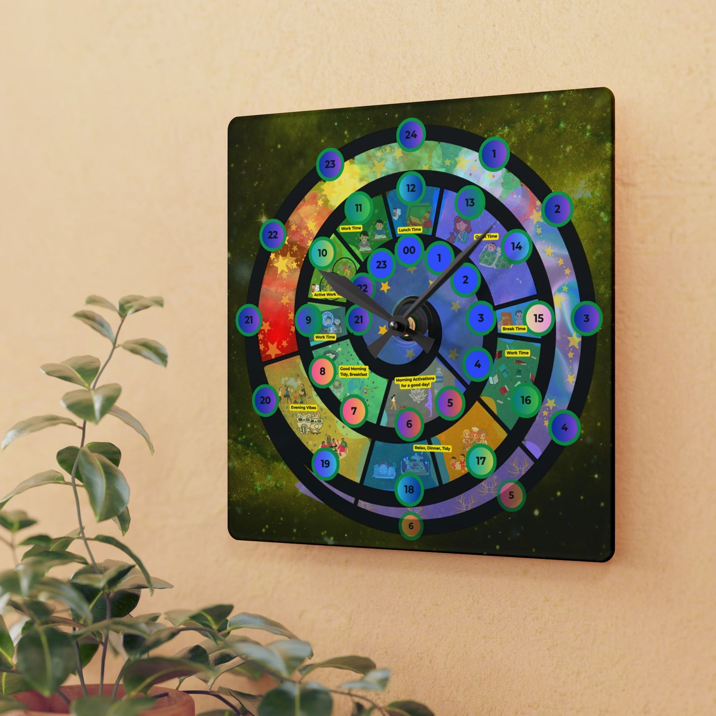 Fibonacci Day Clock