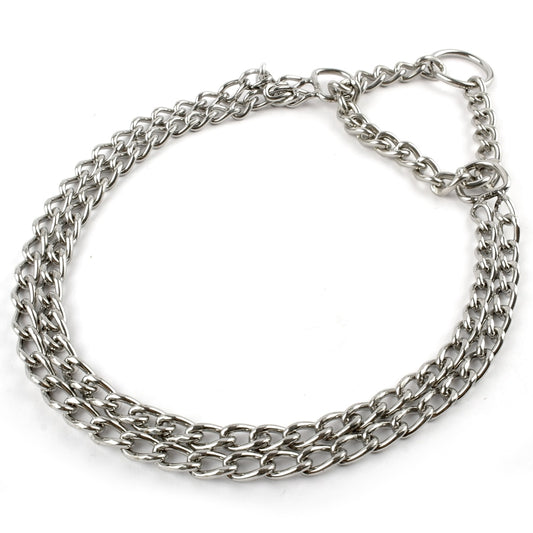 Metal Stainless Steel Chain Martingale Dog Collar