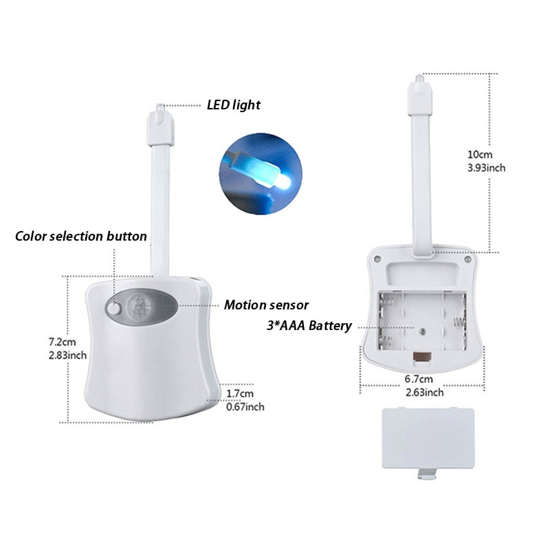 Smart Bathroom Toilet Night light LED Body Motion