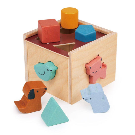 Mentari Toys - Bambino Shape Sorting Cube - Canadian Supplier - Ages 2+