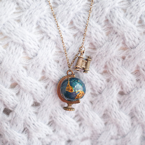 Globe Telescope Necklace