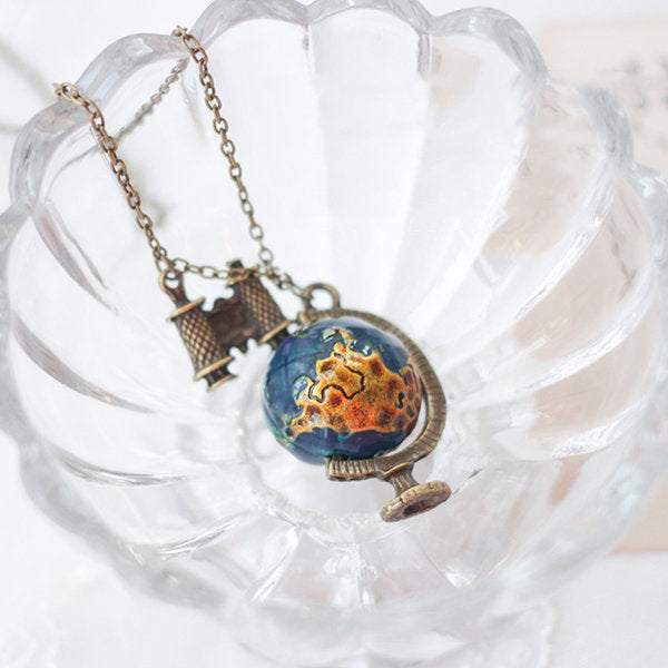 Globe Telescope Necklace