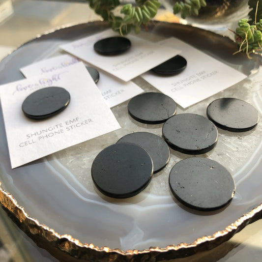 Shungite Cell Phone Plate Sticker