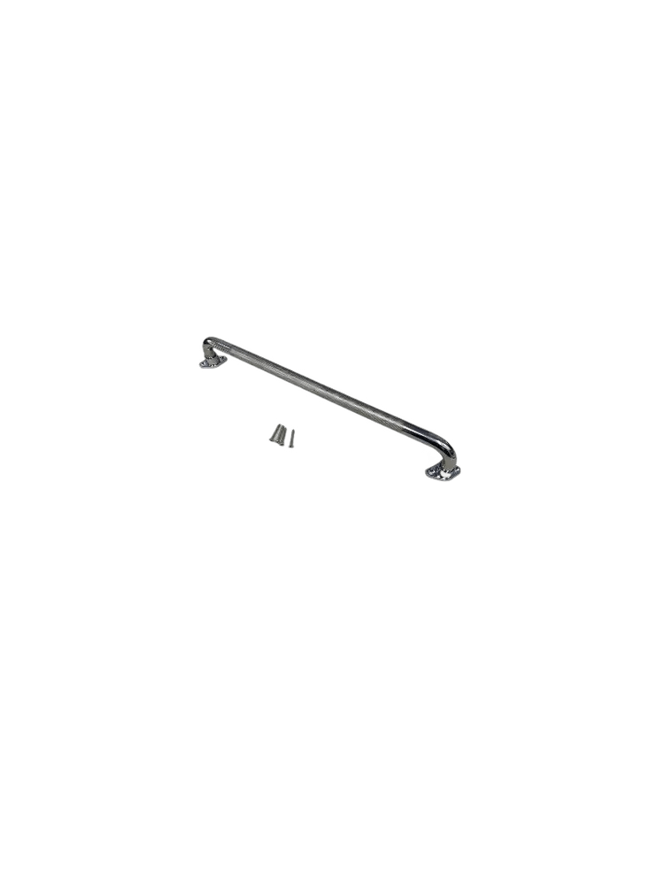 Maple Leaf Stainless Steel Grab Bar with Rotating Flange - Rust-Resistant Bathroom Safety Solution for Canadian Homes