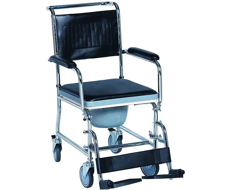 SteelChrome Wheeled Commode CH1075 | EZee Life Rehab Commode | Buy in Canada