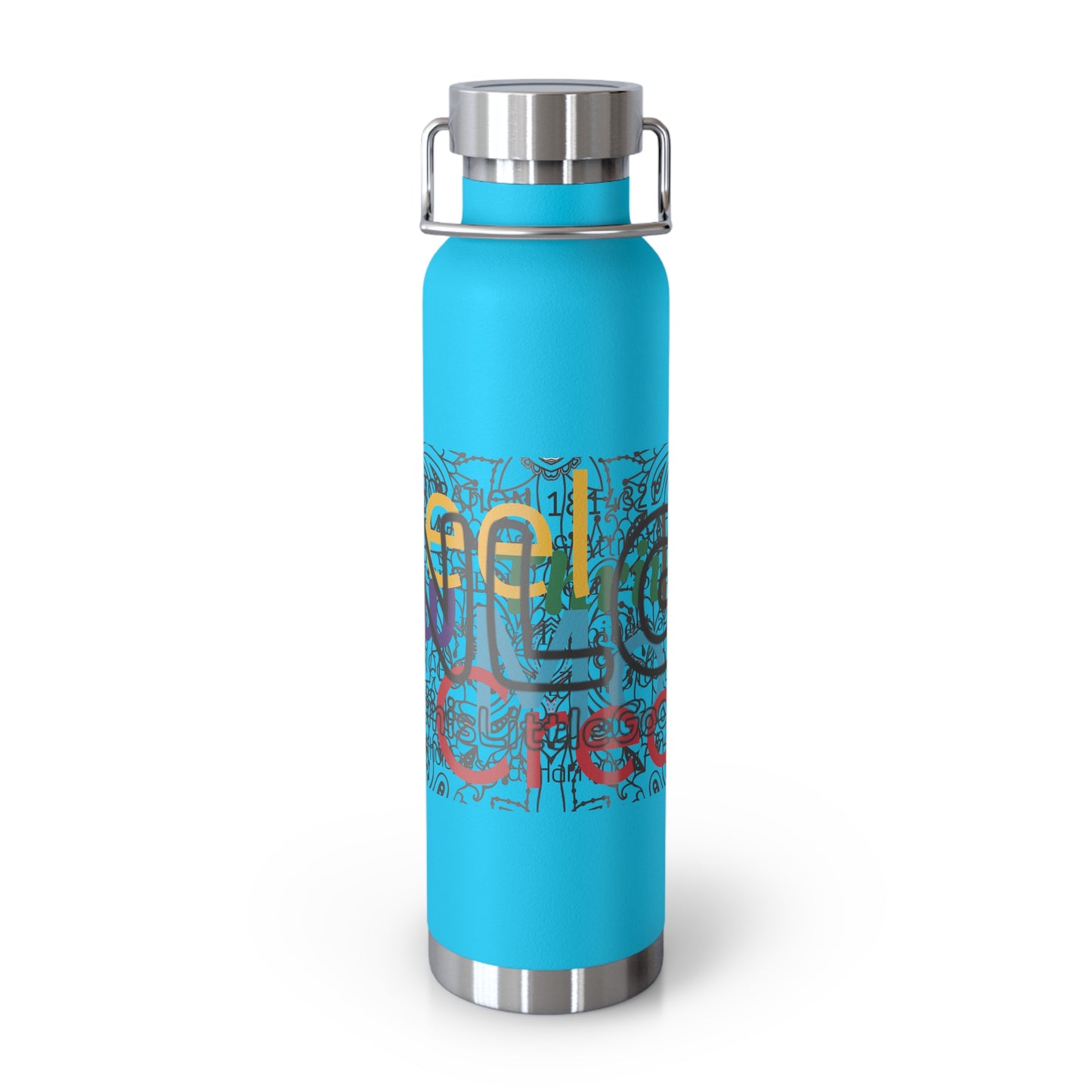 Colorful Insulated Water Bottle with Motivational Quotes, Travel Mug, Eco-Friendly, Gift for Fitness Enthusiasts, Hydration Companion