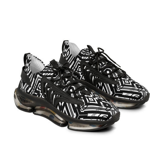 Stylish Mesh Sneakers for Men, Trendy Athletic Shoes, Casual Footwear, Unique Pattern Sneakers, Perfect for Gym and Everyday Wear