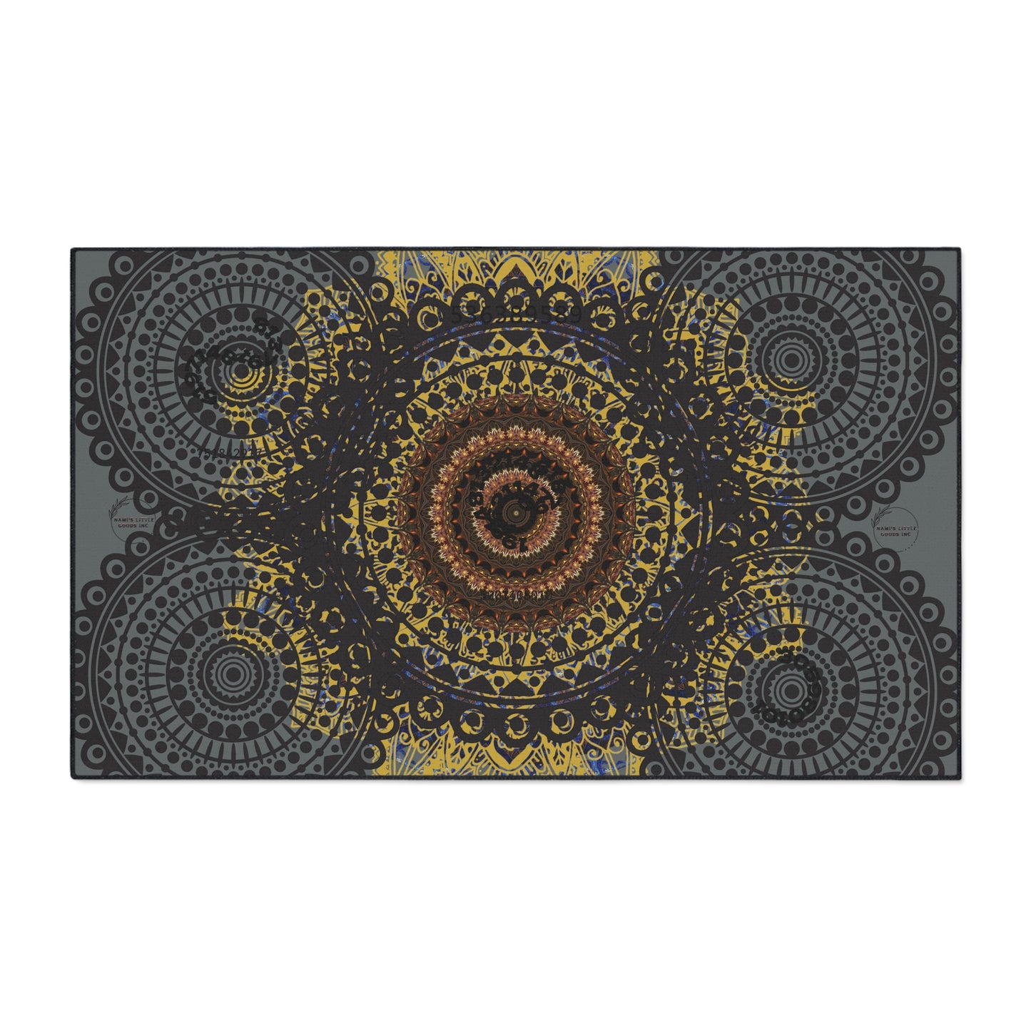 Mandala Heavy Duty Floor Mat | Boho Home Decor, Non-slip Mat, Indoor/Outdoor Rug, Kitchen Mat, Bathroom Mat