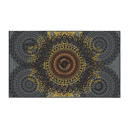 Mandala Heavy Duty Floor Mat | Boho Home Decor, Non-slip Mat, Indoor/Outdoor Rug, Kitchen Mat, Bathroom Mat