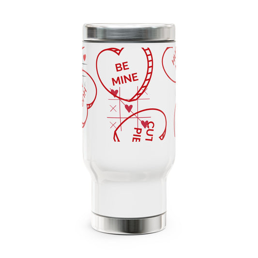 Stainless Steel Travel Mug with Handle, 14oz