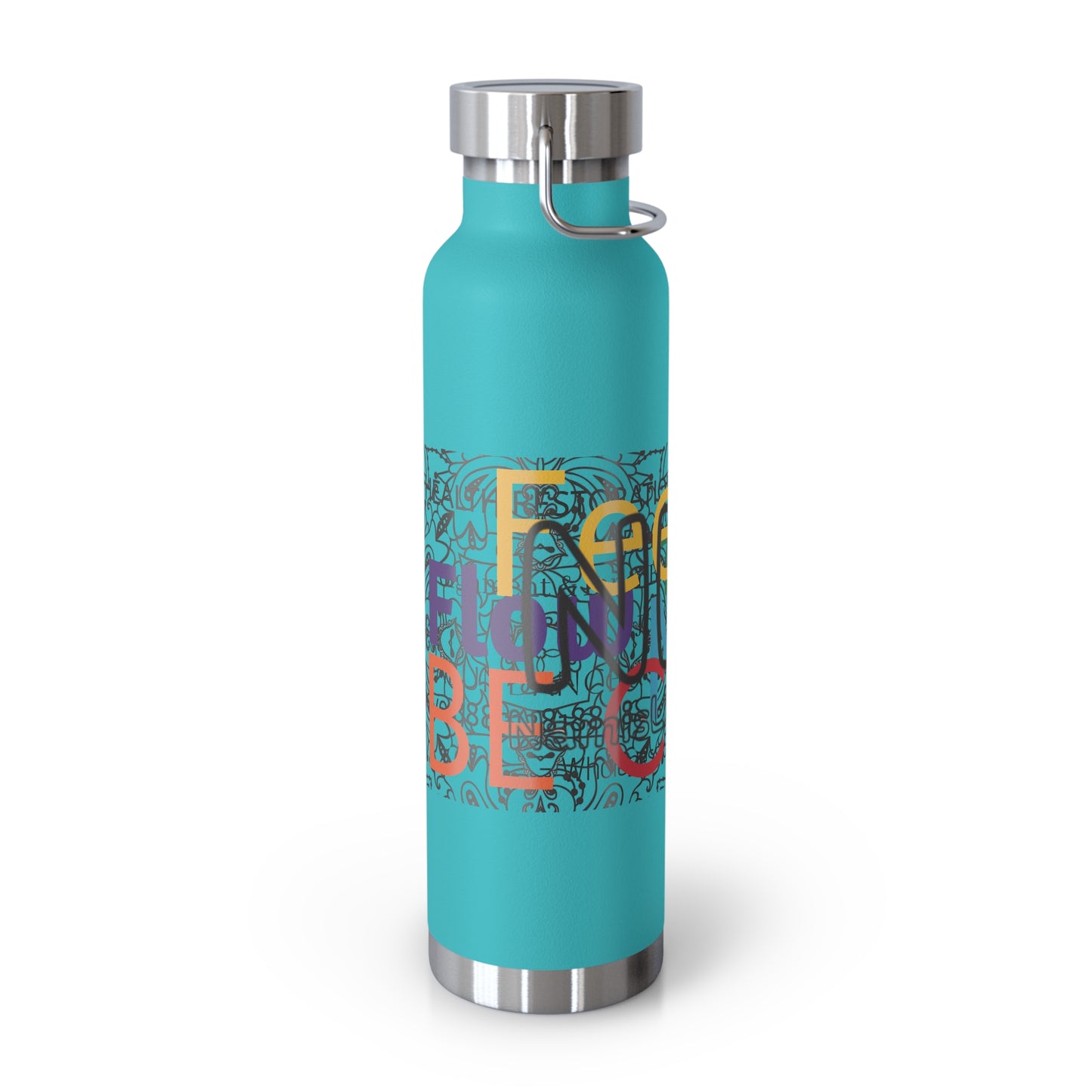 Colorful Insulated Water Bottle with Motivational Quotes, Travel Mug, Eco-Friendly, Gift for Fitness Enthusiasts, Hydration Companion