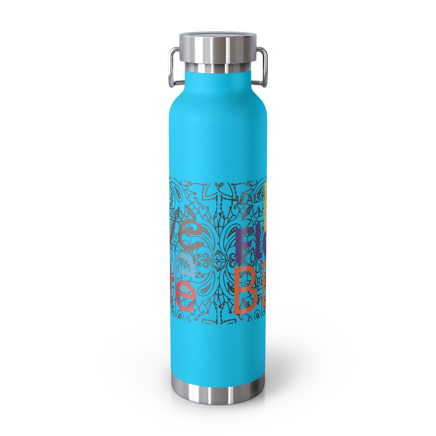 Colorful Insulated Water Bottle with Motivational Quotes, Travel Mug, Eco-Friendly, Gift for Fitness Enthusiasts, Hydration Companion