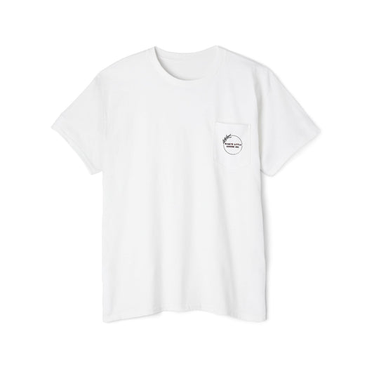 Progress Over Perfection Pocket Tee, Unisex Cotton Tee, Casual Daywear, Gift for Creatives, Motivational T-Shirt