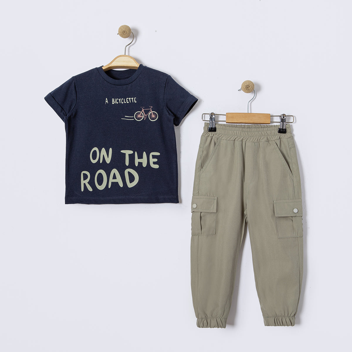 Little Rider Cargo Joggers Set