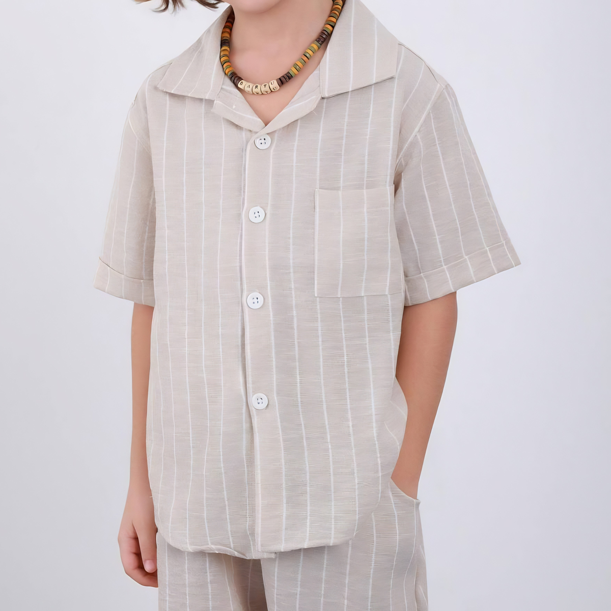Luca Striped Dressy Shorts Set
