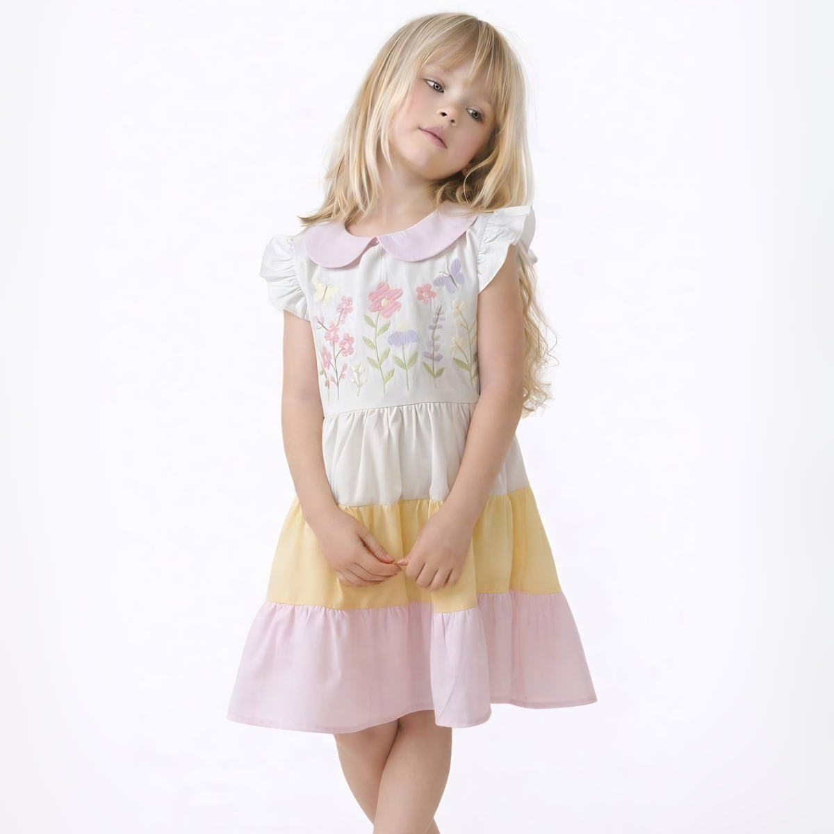 Pastel Garden Casual Dress