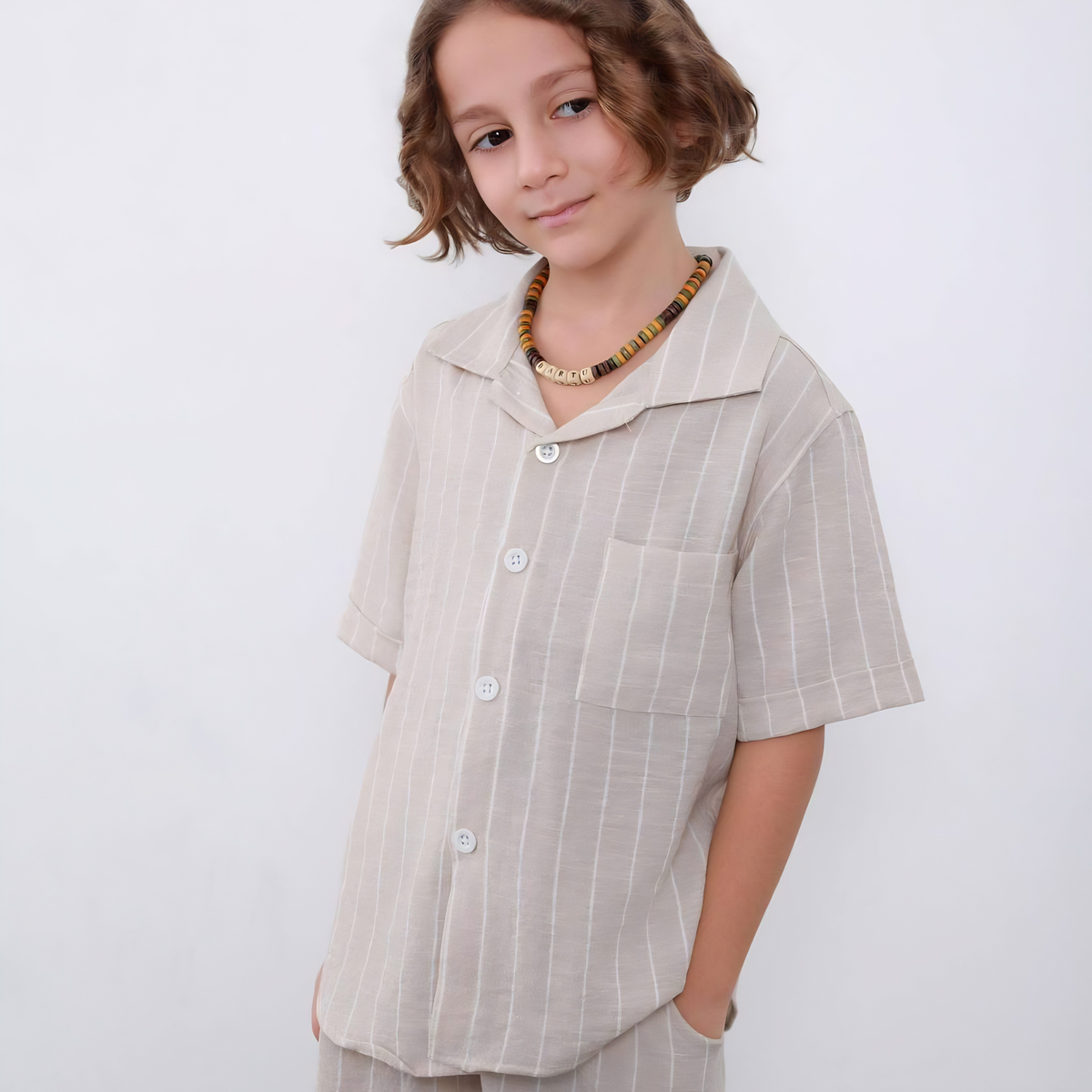 Luca Striped Dressy Shorts Set