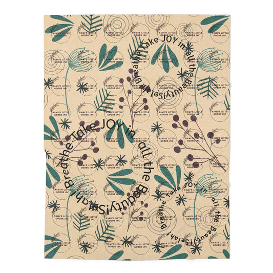 Nature-Inspired Baby Swaddle Blanket | Cozy Infant Wrap for Newborns, Safari Theme, Baby Shower Gift, Nursery Decor, Soft Fabric