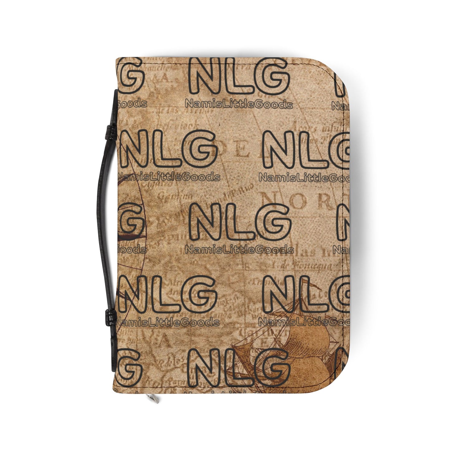 Rustic Bible Cover | Leather-Style Organizer for Faith & Travel | Great Gift for Church, Baptism, Christmas, or Personal Use