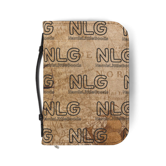 Rustic Bible Cover | Leather-Style Organizer for Faith & Travel | Great Gift for Church, Baptism, Christmas, or Personal Use