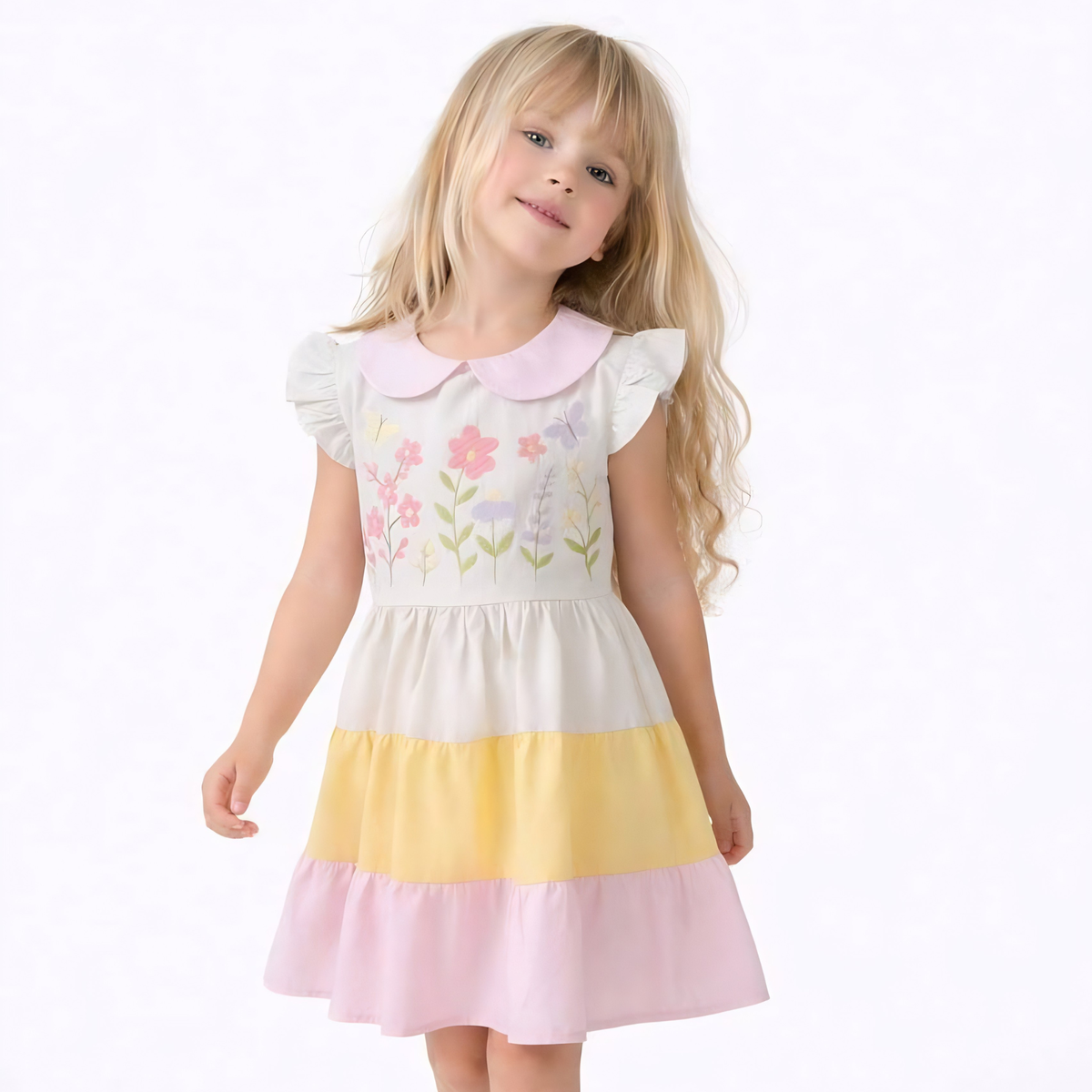 Pastel Garden Casual Dress
