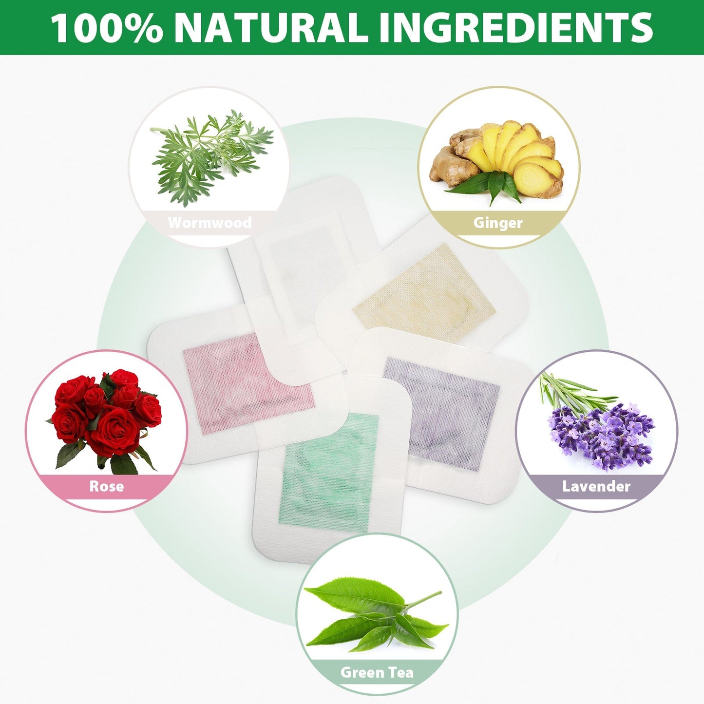 30 Pcs Sleep Foot Pads Natural Foot Patches Herbal Foot and Body Care