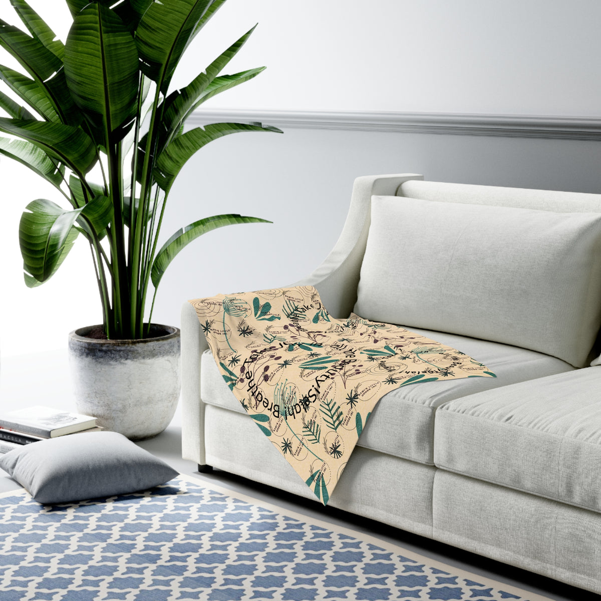 Nature-Inspired Baby Swaddle Blanket | Cozy Infant Wrap for Newborns, Safari Theme, Baby Shower Gift, Nursery Decor, Soft Fabric