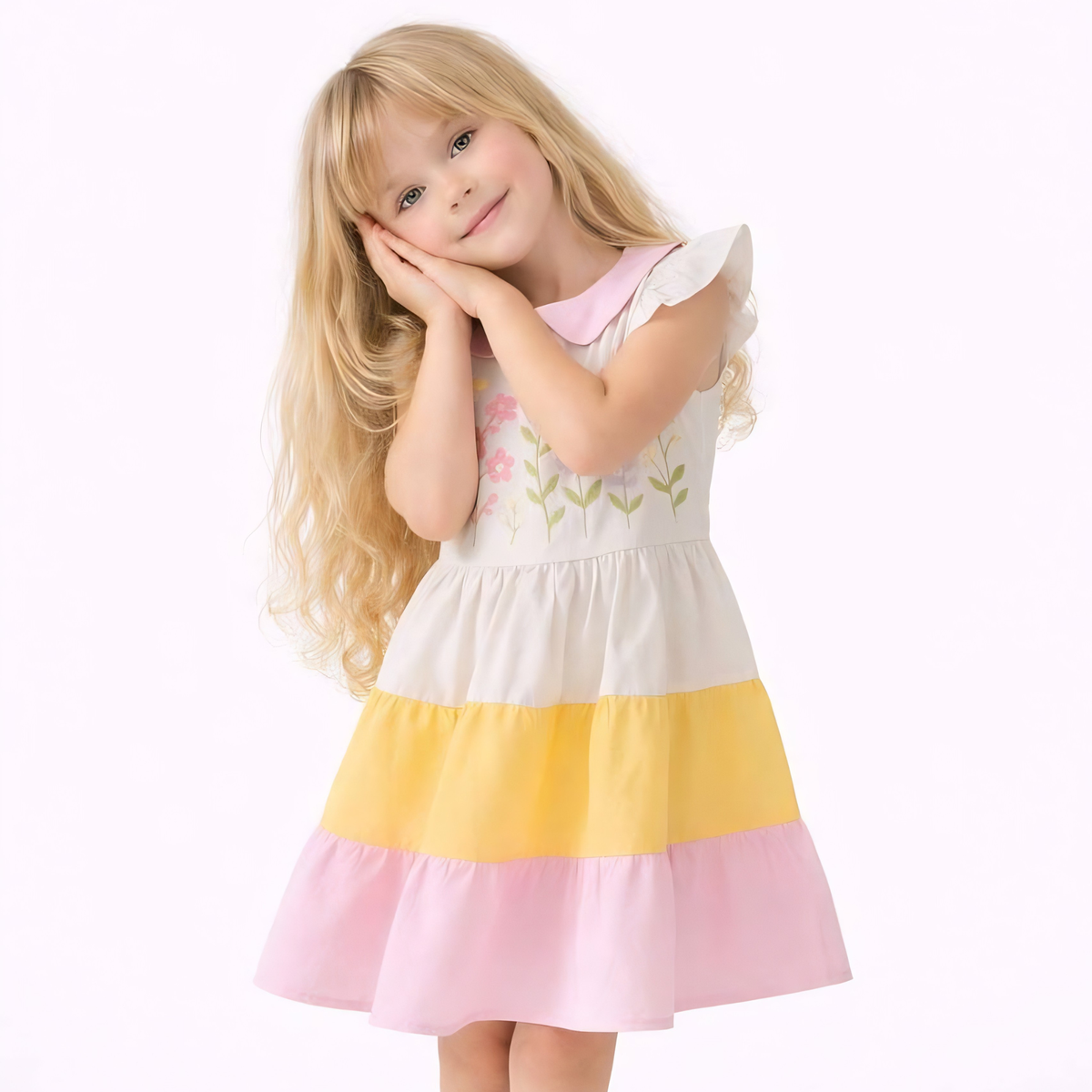 Pastel Garden Casual Dress