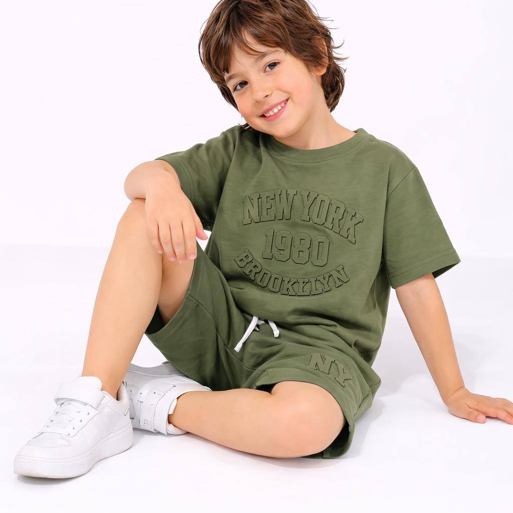 Downtown Boy Shorts Set