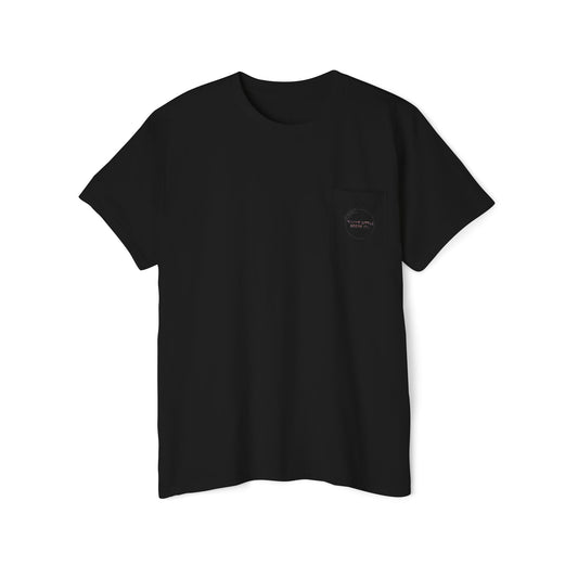 Progress Over Perfection Pocket Tee, Unisex Cotton Tee, Casual Daywear, Gift for Creatives, Motivational T-Shirt