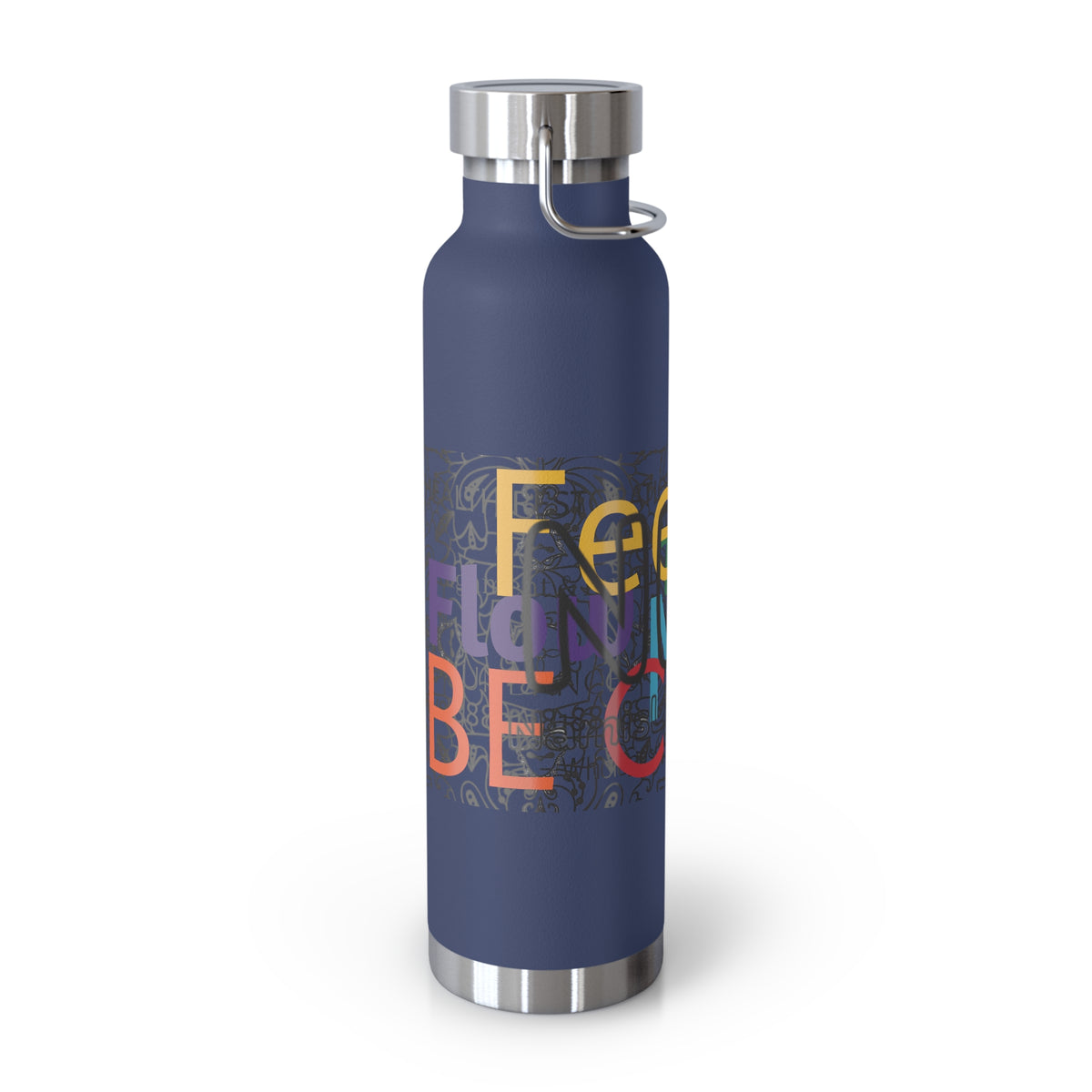 Colorful Insulated Water Bottle with Motivational Quotes, Travel Mug, Eco-Friendly, Gift for Fitness Enthusiasts, Hydration Companion