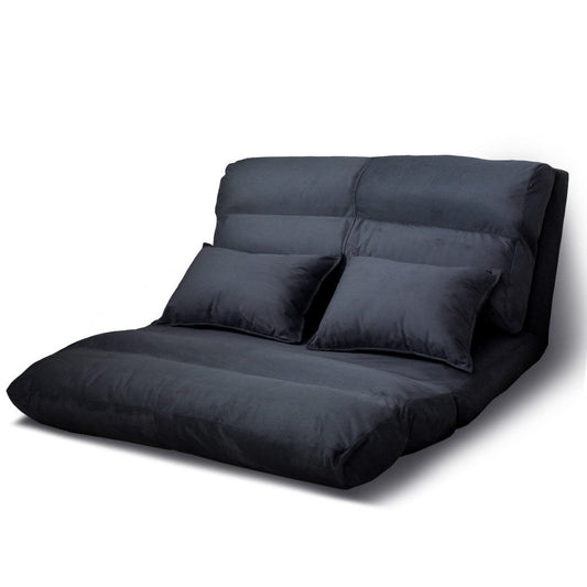 Artiss Lounge Sofa Bed Floor Recliner Chaise Chair Folding Adjustable