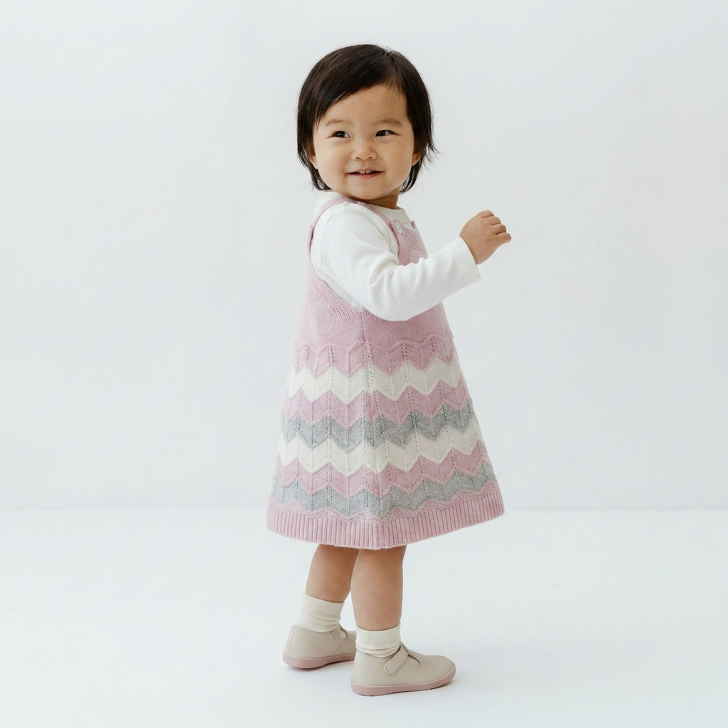 Knitted Princess Overall Set