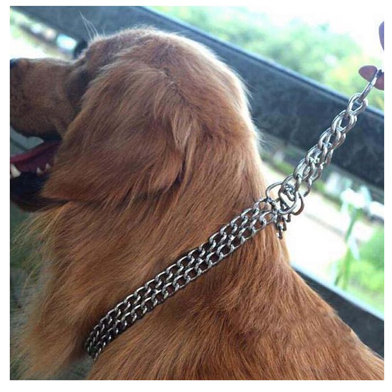 Metal Stainless Steel Chain Martingale Dog Collar